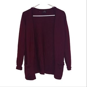 5 for $5‼️ Brooks Brother Extra-Fine Italian Merino Cardian in Wine